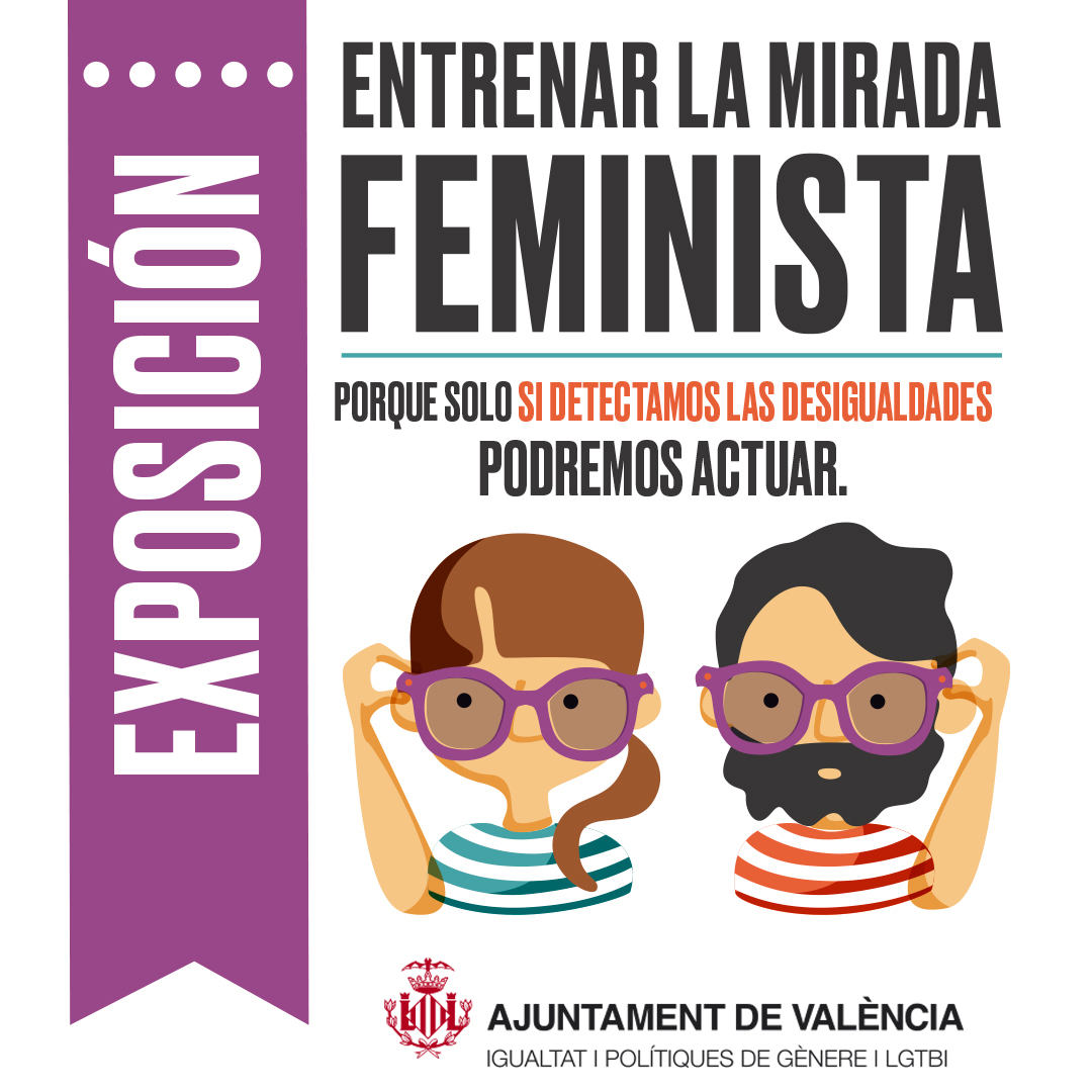Cartel Exposició mirada feminista