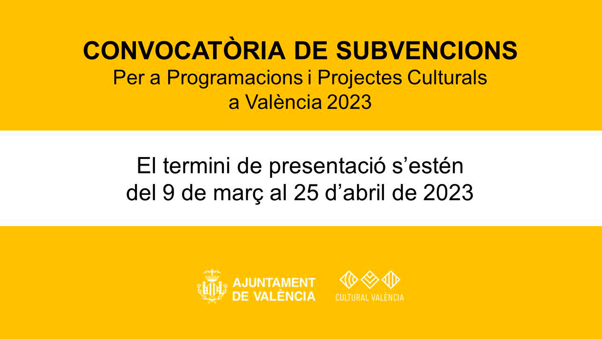 Subvencions a programacions i projectes culturals 2023