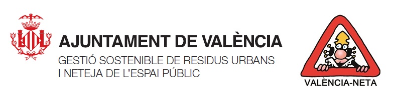 Logo Regidoria de Gestió Sostenible de Residus Urbans i Neteja de l'espai públic en Falles